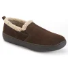 Hideaways By L.B. Evans Roderic Suede Men's Slippers -Dockers shop 2007968 Chocolate