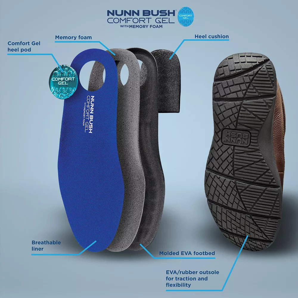 Nunn Bush® Cam Men's Moc Toe Casual Slip On Shoes 6 Nunn Bush® Cam Men's Moc Toe Casual Slip On Shoes - Image 4