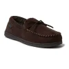 Men's Dearfoams Toby Microsuede Moccasin Slippers With Whipstitch 1 Men's Dearfoams Toby Microsuede Moccasin Slippers With Whipstitch -Dockers shop 3427492 Coffee