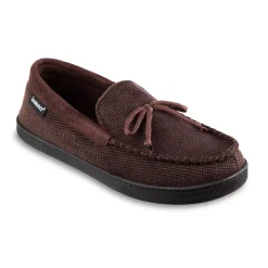 Men's Isotoner Mini Box Cord Luke Moccasin Slippers