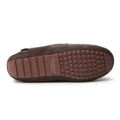 Men's Fireside By Dearfoams Melbourne Genuine Shearling Moccasin Slipper -Dockers shop 4212783 ALT3