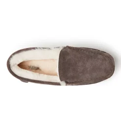 Men's Fireside By Dearfoams Melbourne Genuine Shearling Moccasin Slipper -Dockers shop 4212783 ALT4