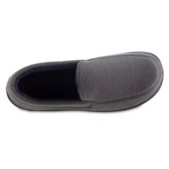 Men's Isotoner Roman Recycled Fleece Moccasin Slippers -Dockers shop 4584959 ALT4