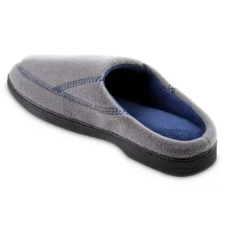 Men's Isotoner Recycled Fleece Roman Hoodback Slippers -Dockers shop 4584960 ALT2