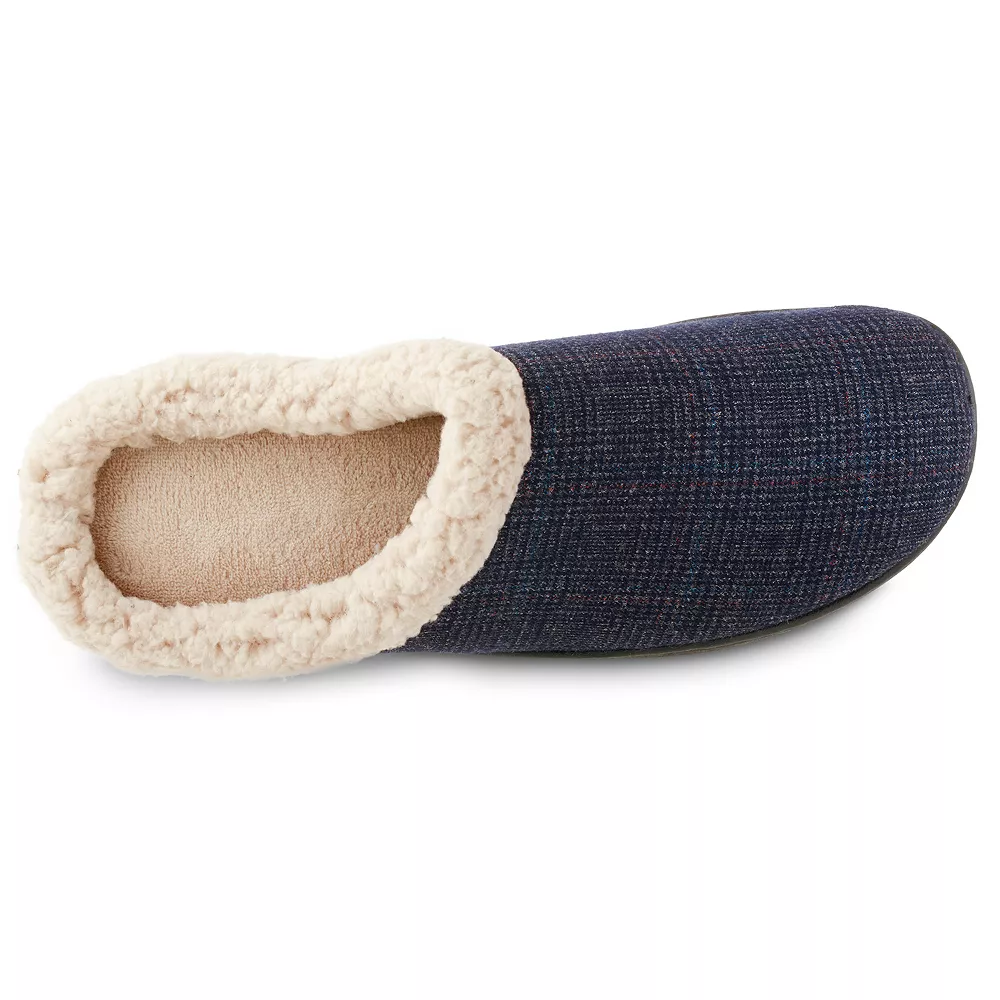 Men's Isotoner Glen Plaid Tanner Hoodback Slippers 7 Men's Isotoner Glen Plaid Tanner Hoodback Slippers - Image 5
