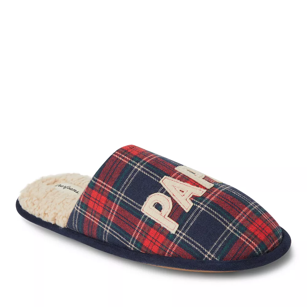 Men's Dearfoams Papa Bear Scuff Slippers 8 Men's Dearfoams Papa Bear Scuff Slippers - Image 6