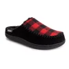 Men's MUK LUKS Staughton Buffalo Plaid Clog Slippers -Dockers shop 5331613 Black