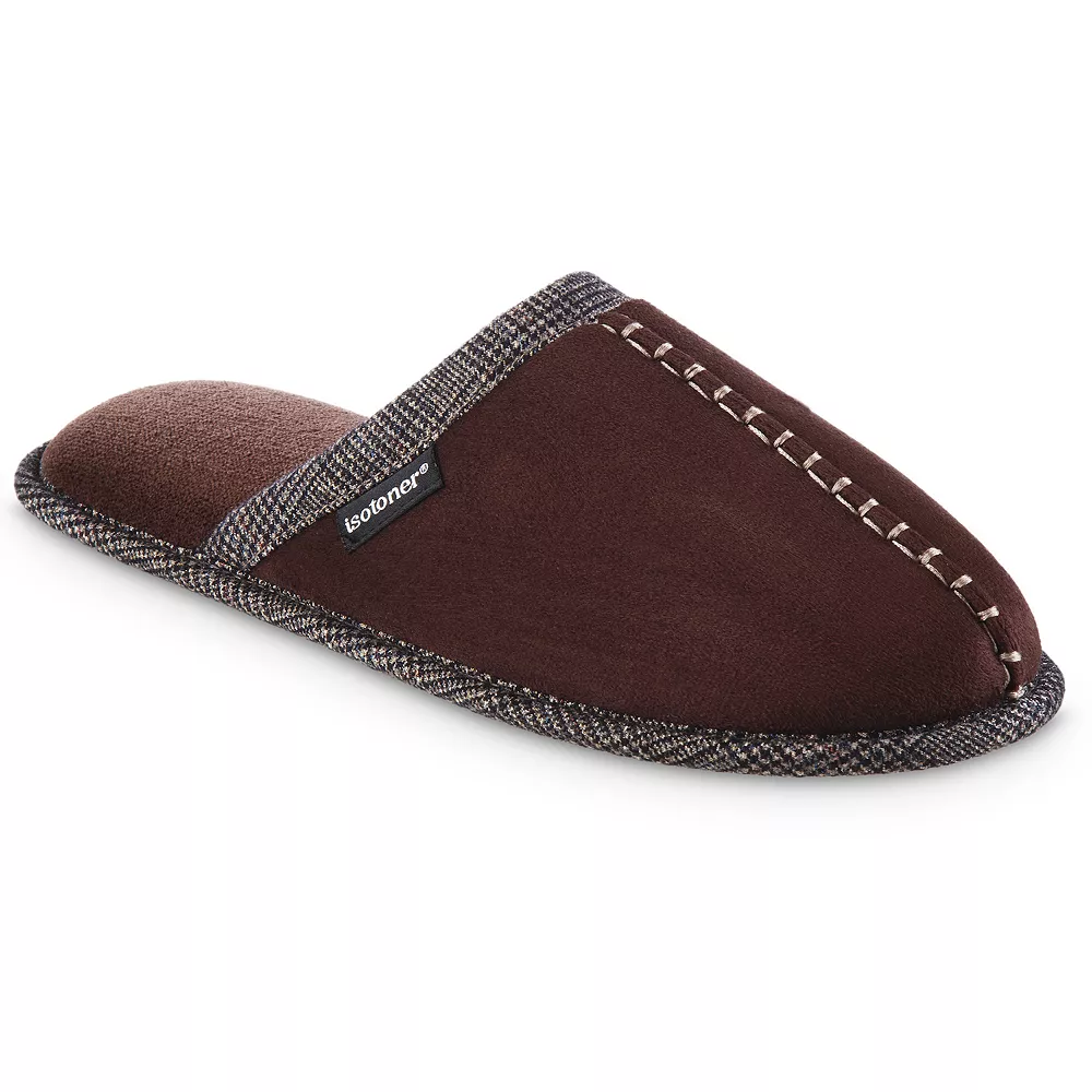 Isotoner Titus Men's Scuff Slippers 3 Isotoner Titus Men's Scuff Slippers