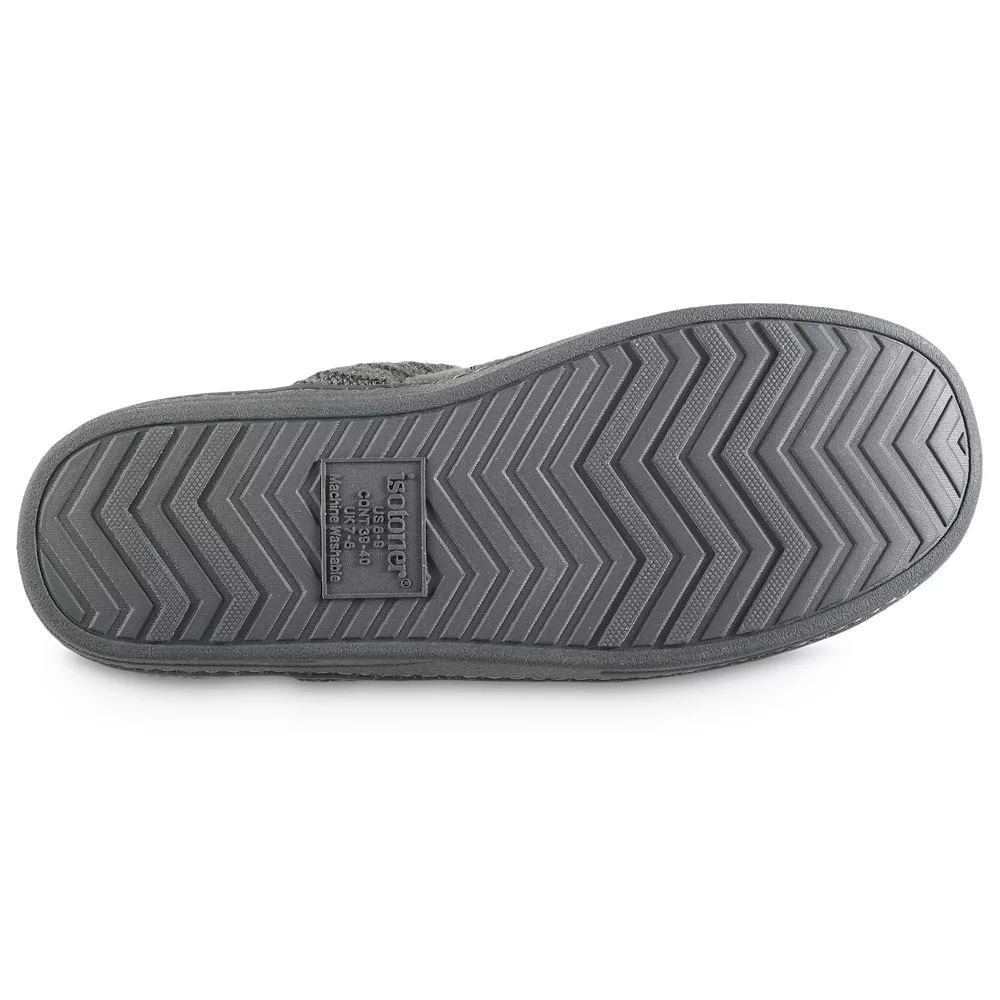 Isotoner Levon Men's Quilted Clog Slippers 6 Isotoner Levon Men's Quilted Clog Slippers - Image 4