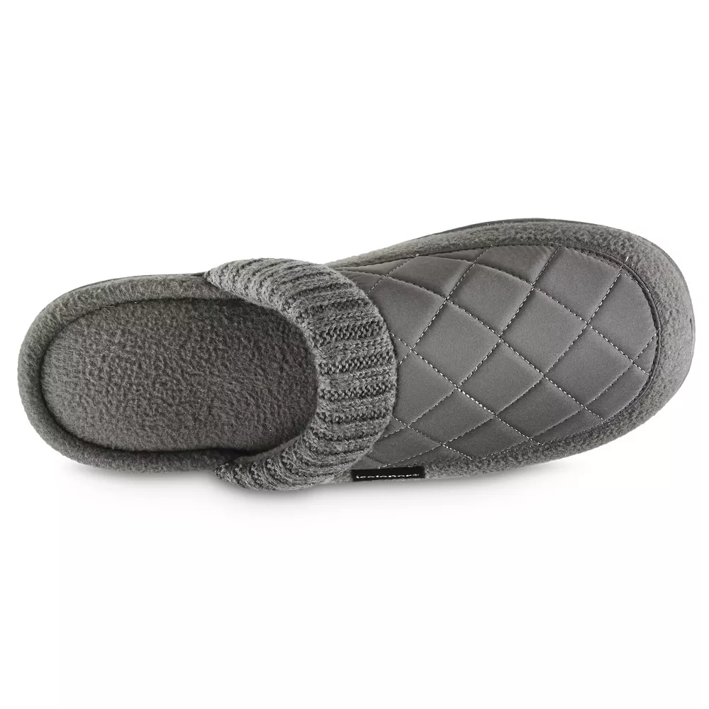 Isotoner Levon Men's Quilted Clog Slippers 7 Isotoner Levon Men's Quilted Clog Slippers - Image 5