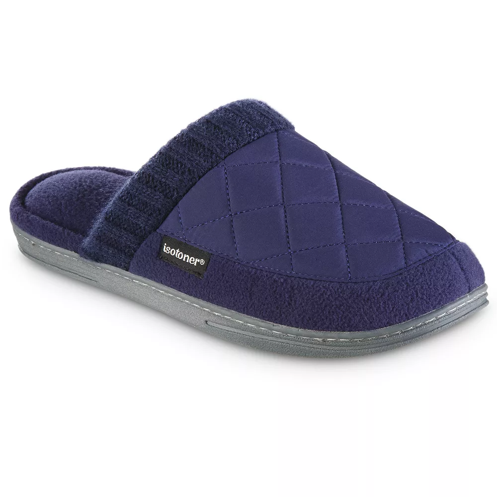 Isotoner Levon Men's Quilted Clog Slippers 3 Isotoner Levon Men's Quilted Clog Slippers