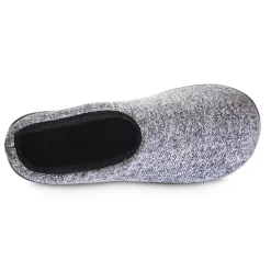 Isotoner Men's Heathered Knit Hoodback Slippers -Dockers shop 5339277 ALT4