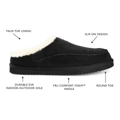 Vance Co. Lavell Men's Sherpa Clog Slippers -Dockers shop 5361256 ALT5
