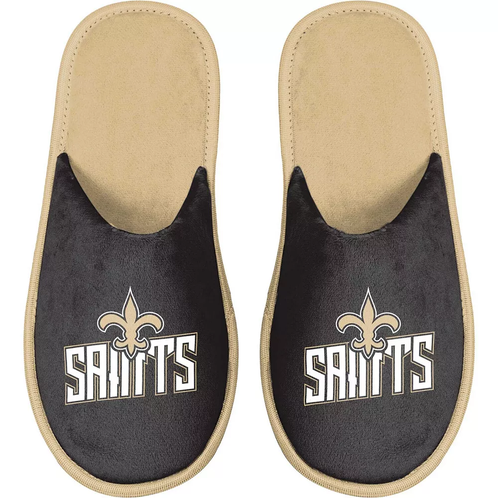 Men's FOCO New Orleans Saints Scuff Slide Slippers 4 Men's FOCO New Orleans Saints Scuff Slide Slippers - Image 2