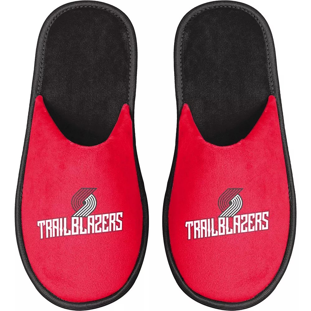 Men's FOCO Portland Trail Blazers Scuff Slide Slippers 3 Men's FOCO Portland Trail Blazers Scuff Slide Slippers