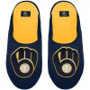 Men's FOCO Milwaukee Brewers Big Logo Colorblock Mesh Slippers 1 Men's FOCO Milwaukee Brewers Big Logo Colorblock Mesh Slippers -Dockers shop 5392562