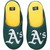 Men's FOCO Oakland Athletics Big Logo Colorblock Mesh Slippers -Dockers shop 5402599