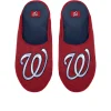 Men's FOCO Washington Nationals Big Logo Colorblock Mesh Slippers -Dockers shop 5411681