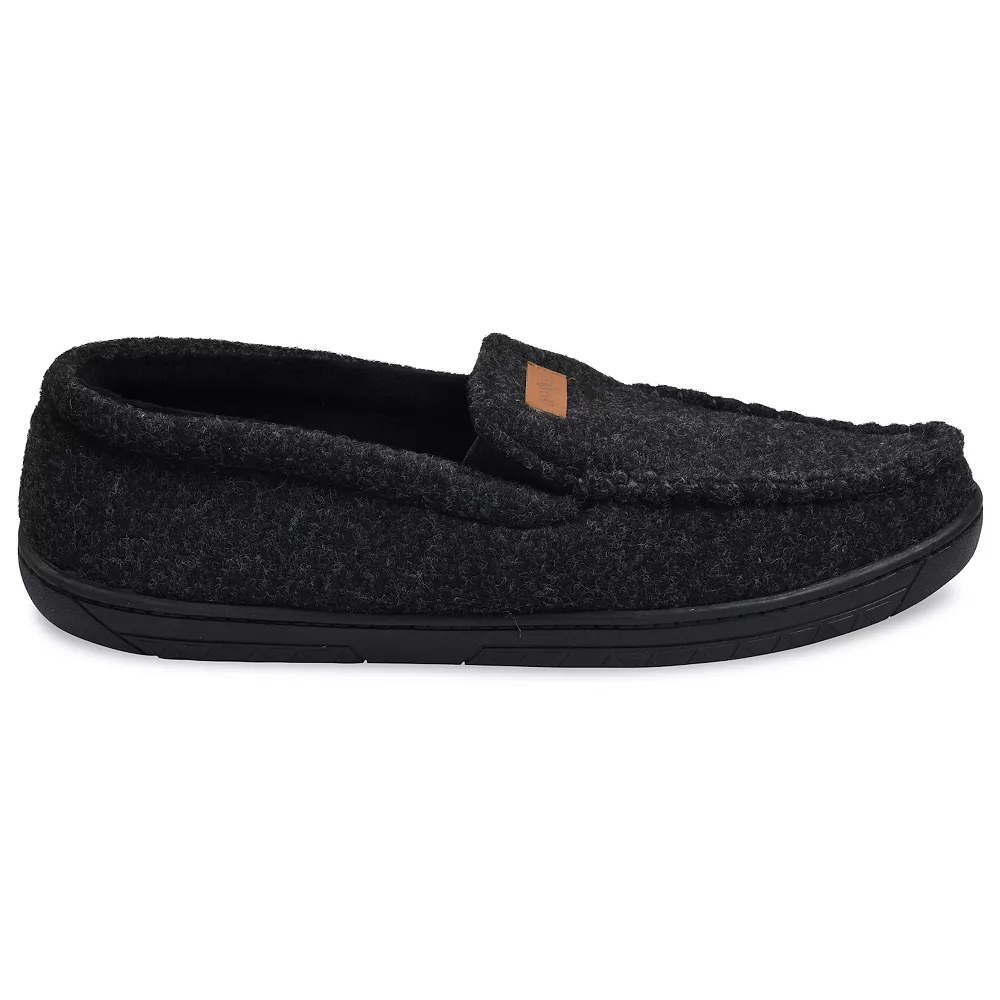 Men's GaaHuu® Faux Wool Moccasin Slippers 4 Men's GaaHuu® Faux Wool Moccasin Slippers - Image 2