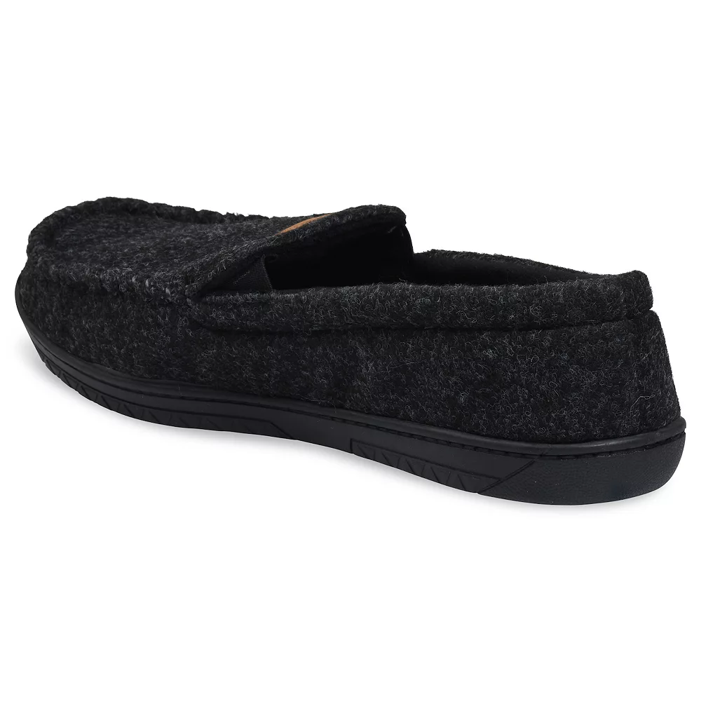 Men's GaaHuu® Faux Wool Moccasin Slippers 5 Men's GaaHuu® Faux Wool Moccasin Slippers - Image 3