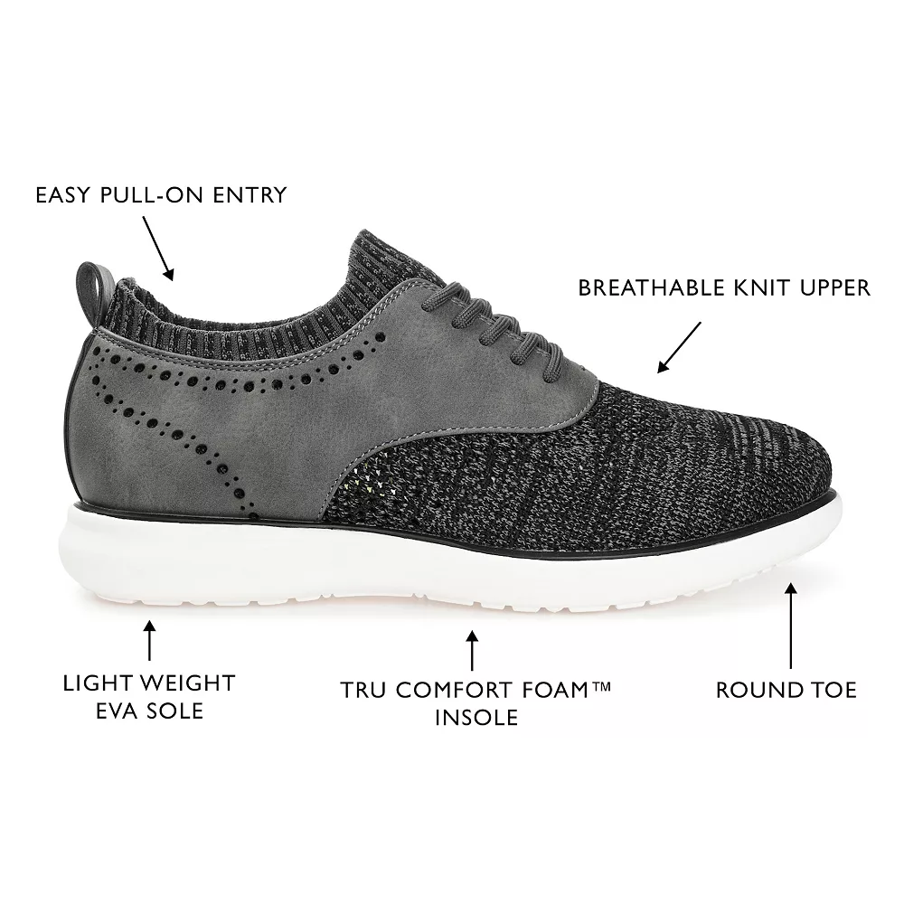 Vance Co. Waller Men's Knit Dress Shoes 7 Vance Co. Waller Men's Knit Dress Shoes - Image 5