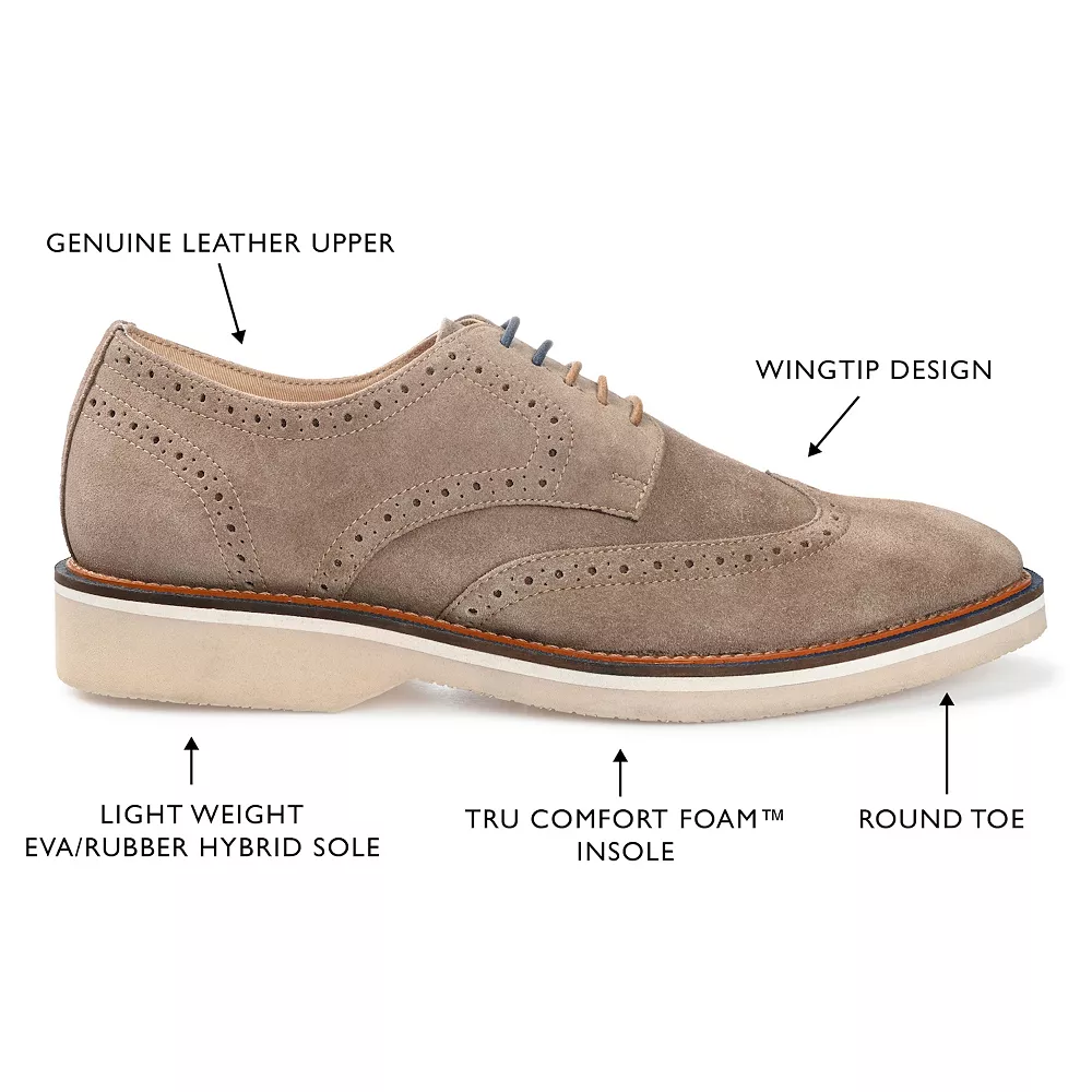 Thomas & Vine Chadwick Men's Wingtip Derby Shoes 8 Thomas & Vine Chadwick Men's Wingtip Derby Shoes - Image 6