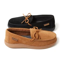 Men's Dearfoams Woodstock Genuine Suede Moccasin Slippers -Dockers shop 5754755 ALT5