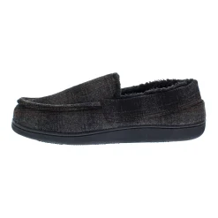 Men's Eddie Bauer Simulated Wool Plaid Moccasin Slippers -Dockers shop 5865607 ALT2