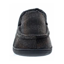Men's Eddie Bauer Simulated Wool Plaid Moccasin Slippers -Dockers shop 5865607 ALT5