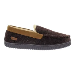 Men's Eddie Bauer Simulated Wool Moccasin Slippers -Dockers shop 5865608 ALT