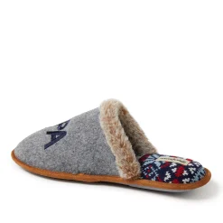 Men's Dearfoams Grey Felted Papa Bear Scuff Slippers -Dockers shop 5961446 ALT2