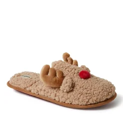 Men's Dearfoams Men's Reindeer Scuff Slippers