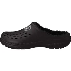 Men's FOCO Las Vegas Raiders Big Logo Sherpa-Lined Clog Slippers -Dockers shop 5970194 ALT2