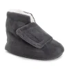 Men's Softones By MUK LUKS® Adjustable Shearling Bootie Slippers -Dockers shop 5989976 Steel Gray