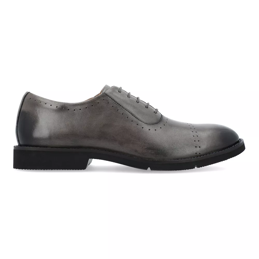 Thomas & Vine Morey Perforated Men's Leather Oxfords 4 Thomas & Vine Morey Perforated Men's Leather Oxfords - Image 2
