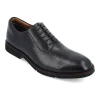 Thomas & Vine Morey Perforated Men's Leather Oxfords -Dockers shop 6006953 Black