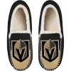 Men's FOCO Vegas Golden Knights Colorblock Moccasin Slippers 1 Men's FOCO Vegas Golden Knights Colorblock Moccasin Slippers -Dockers shop 6025988