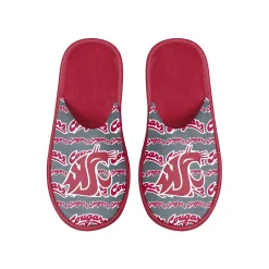 Men's FOCO Washington State Cougars Scuff Logo Slide Slippers -Dockers shop 6041128 ALT