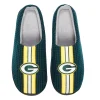 Unbranded Men's FOCO Green Green Bay Packers Team Stripe Memory Foam Slide Slippers -Dockers shop 6041643
