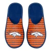 Men's FOCO Denver Broncos Scuff Logo Slide Slippers -Dockers shop 6064832