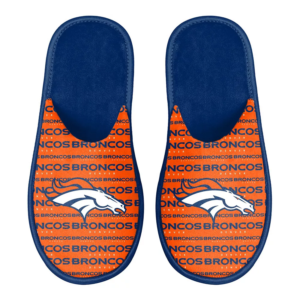 Men's FOCO Denver Broncos Scuff Logo Slide Slippers 4 Men's FOCO Denver Broncos Scuff Logo Slide Slippers - Image 2