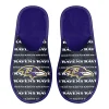 Men's FOCO Baltimore Ravens Scuff Logo Slide Slippers -Dockers shop 6064975