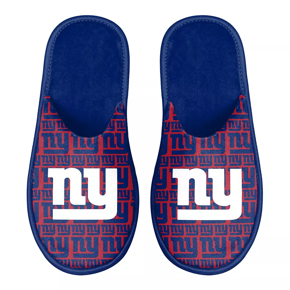 Men's FOCO New York Giants Scuff Logo Slide Slippers 3 Men's FOCO New York Giants Scuff Logo Slide Slippers