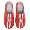 Men's FOCO Crimson Alabama Crimson Tide Team Stripe Memory Foam Slide Slippers -Dockers shop 6080336