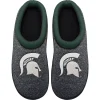 Men's FOCO Michigan State Spartans Team Cup Sole Slippers 2 Men's FOCO Michigan State Spartans Team Cup Sole Slippers -Dockers shop 6087640