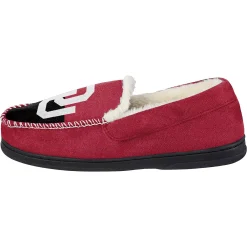Men's FOCO Oklahoma Sooners Colorblock Moccasin Slippers -Dockers shop 6088067 ALT2