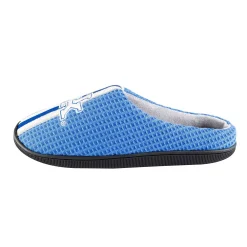 Men's FOCO Royal Kentucky Wildcats Team Stripe Memory Foam Slide Slippers -Dockers shop 6090181 ALT2