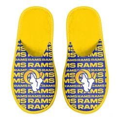 Men's FOCO Los Angeles Rams Scuff Logo Slide Slippers -Dockers shop 6105651 ALT