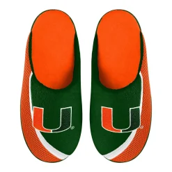 Men's FOCO Miami Hurricanes Big Logo Color Edge Slippers -Dockers shop 6111980 ALT