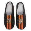 Men's FOCO Black San Francisco Giants Team Stripe Memory Foam Slide Slippers 1 Men's FOCO Black San Francisco Giants Team Stripe Memory Foam Slide Slippers -Dockers shop 6113207